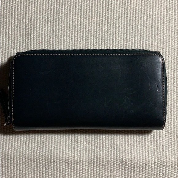NEW Coach Long Flap Leather Wallet - Picture 3 of 8